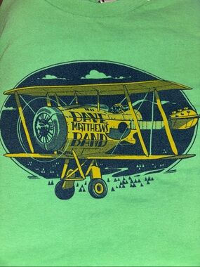 DMB guitar airplane tee t shirt 8 Dave Matthews Band